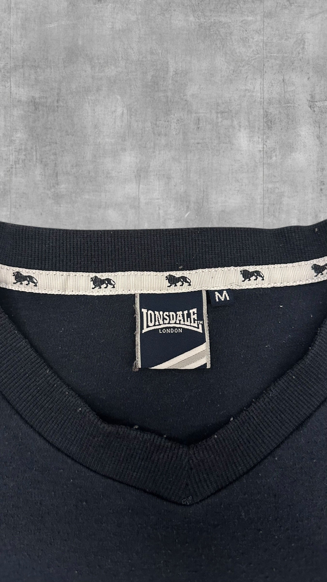 Lonsdale London Taped T-Shirt Schwarz M