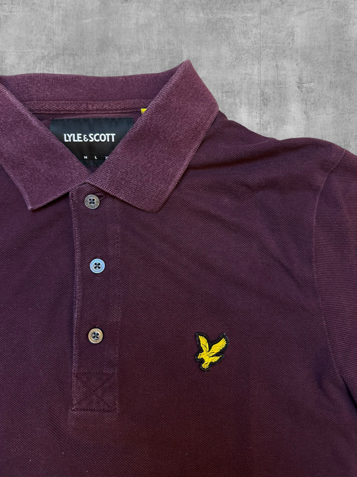 Lyle & Scott Polo Shirt Weinrot S