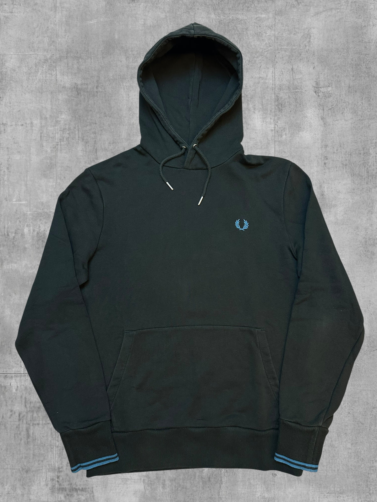 Fred Perry Pullover Hoodie Dunkelgrün S