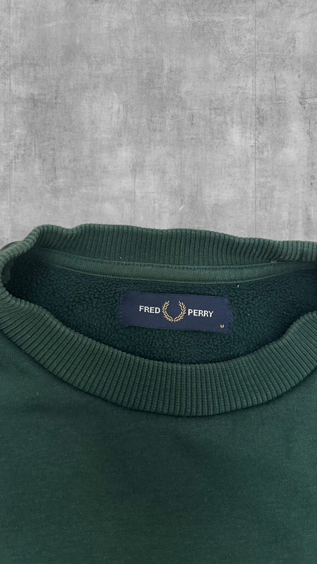 Fred Perry Sweatshirt Dunkelgrün M