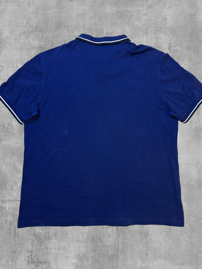 Fred Perry Polo Shirt Blau Schwarz Weiß XXL