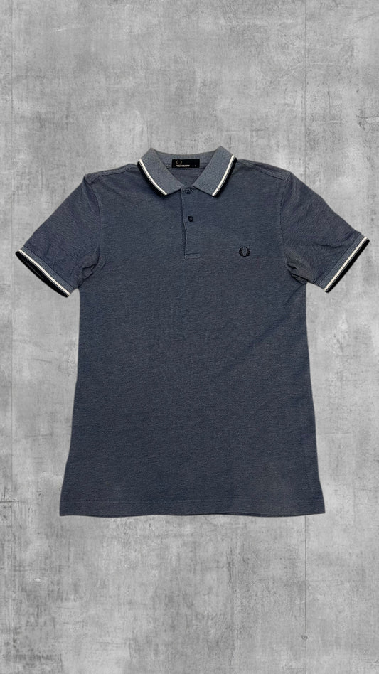 Fred Perry Polo Shirt Türkis Schwarz S