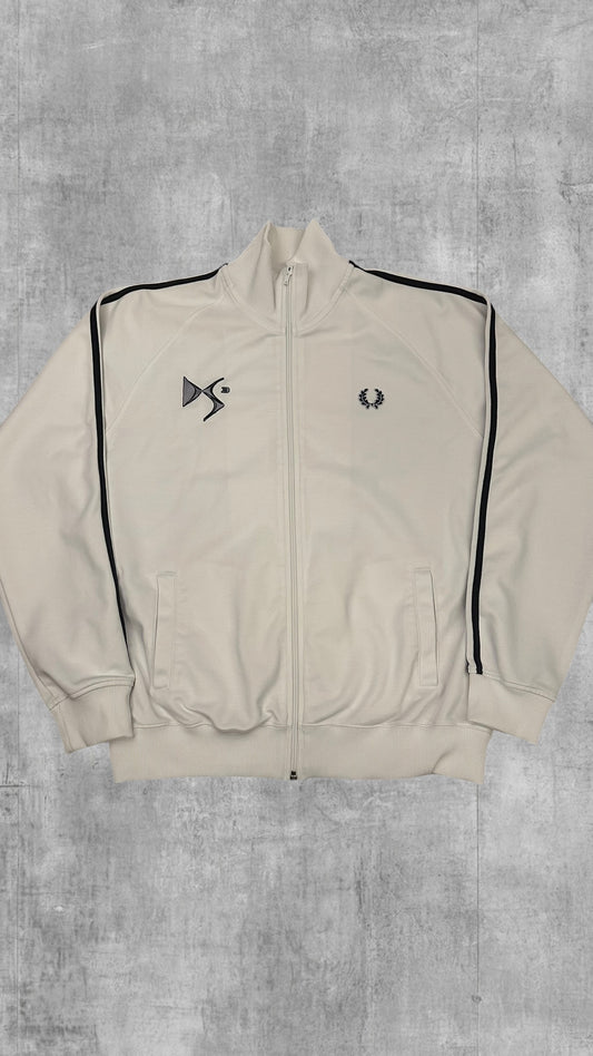 Fred Perry x Citroen Vintage Trainingsjacke Taped Weiß Schwarz L