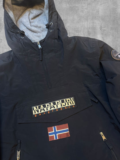 Napapijri Jacke Windbreaker Gefüttert Schwarz XL