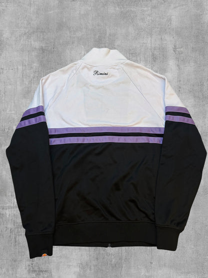 Ellesse Rimini Chaqueta de chándal Negro Blanco Morado L