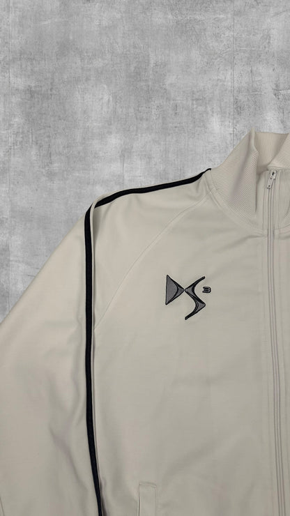 Fred Perry x Citroen Vintage Trainingsjacke Taped Weiß Schwarz L