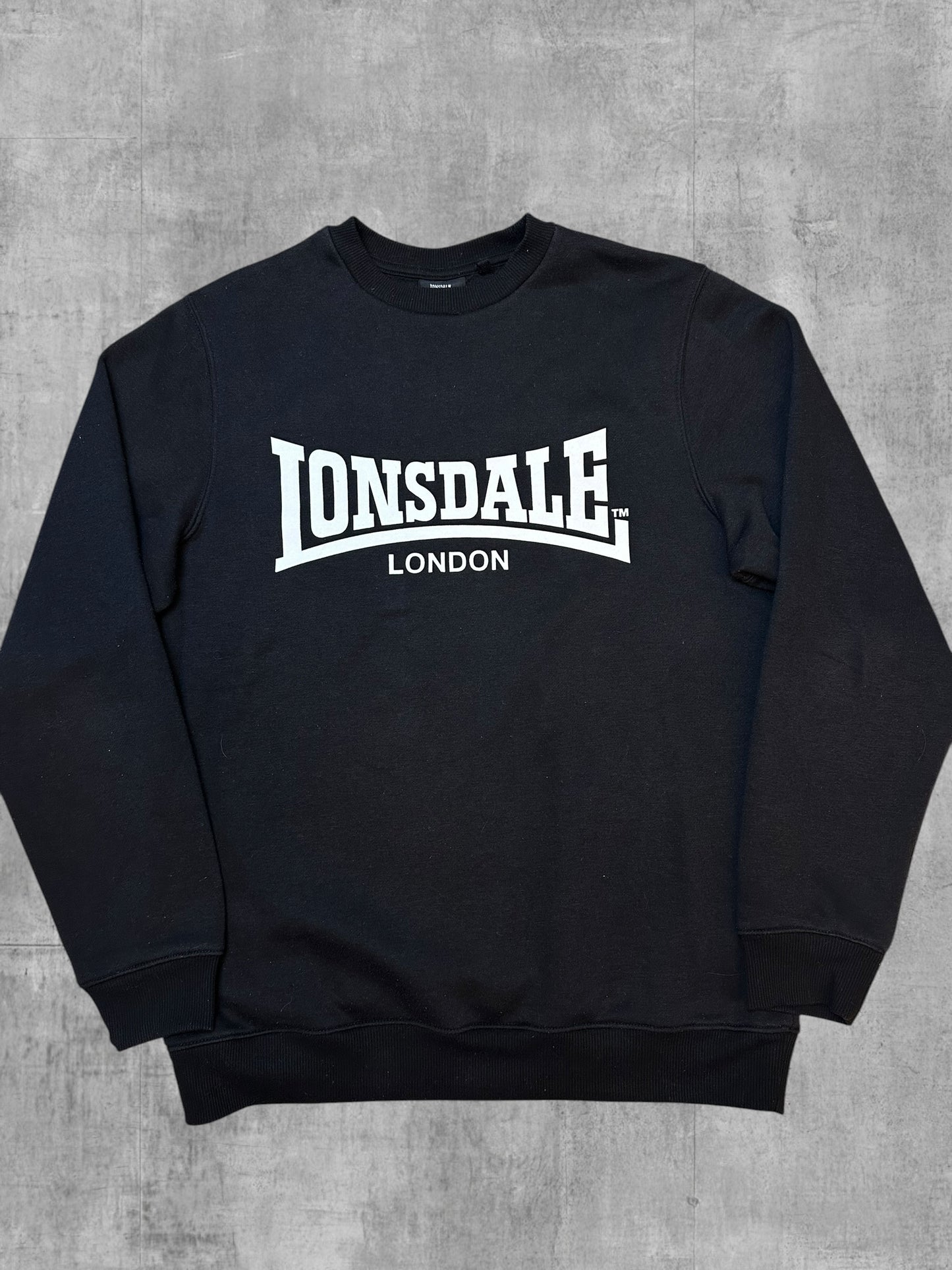 Lonsdale London Sweatshirt Schwarz Weiß M