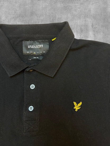 Lyle & Scott Polo Shirt Schwarz M Slim Fit