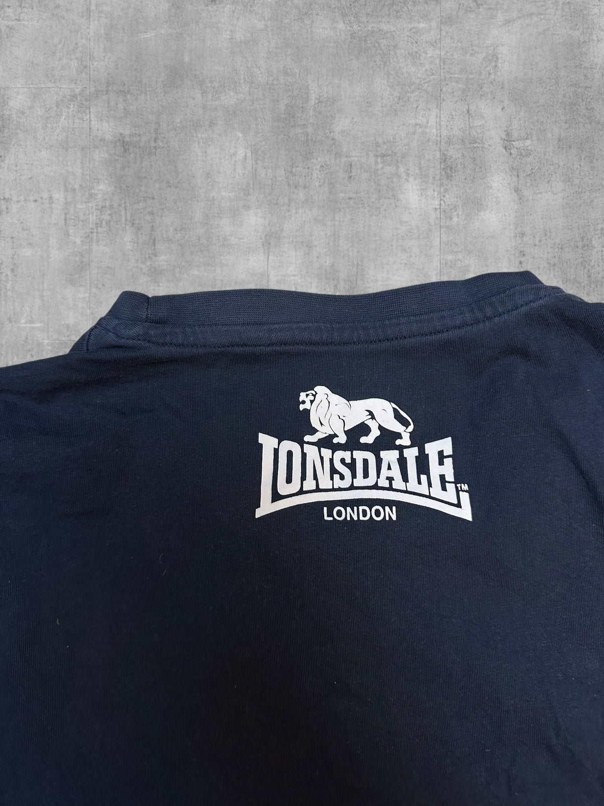 Lonsdale London T-Shirt Schwarzblau Weiß L