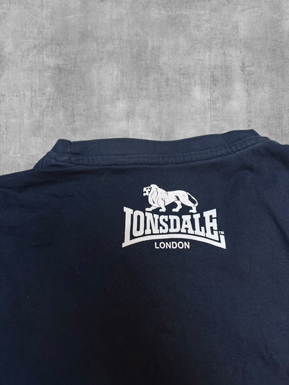 Lonsdale London T-Shirt Schwarzblau Weiß L