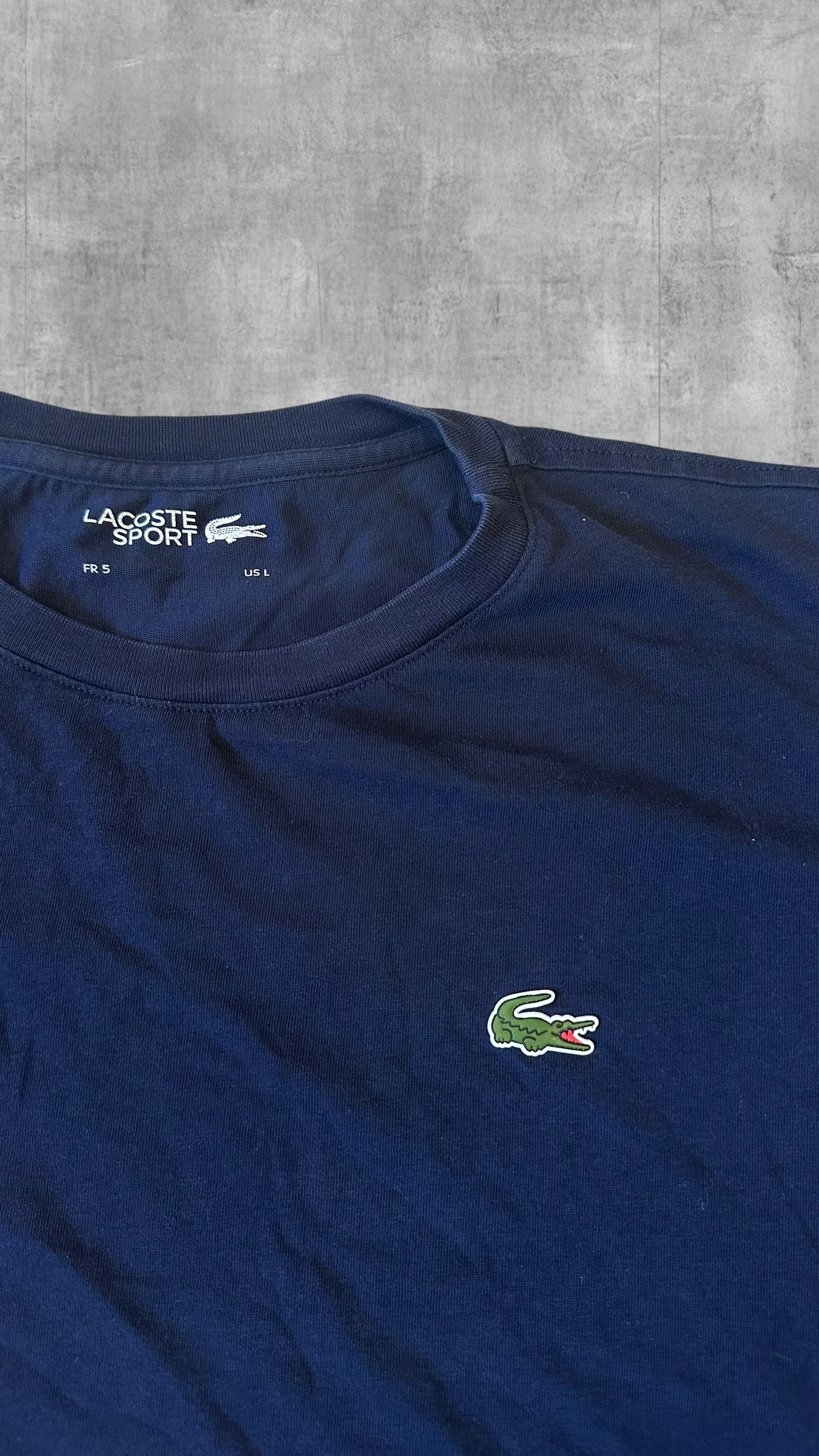 Lacoste Longsleeve T-Shirt Navy Blau L