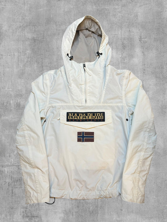 Napapijri Windbreaker Giacca impermeabile Bianco XS
