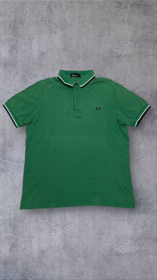 Fred Perry Polo Shirt Grün S