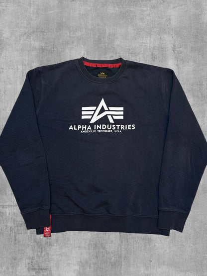 Alpha Industries Sweatshirt Navy Blau M