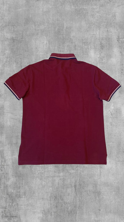 Fred Perry Polo Shirt Weinrot M