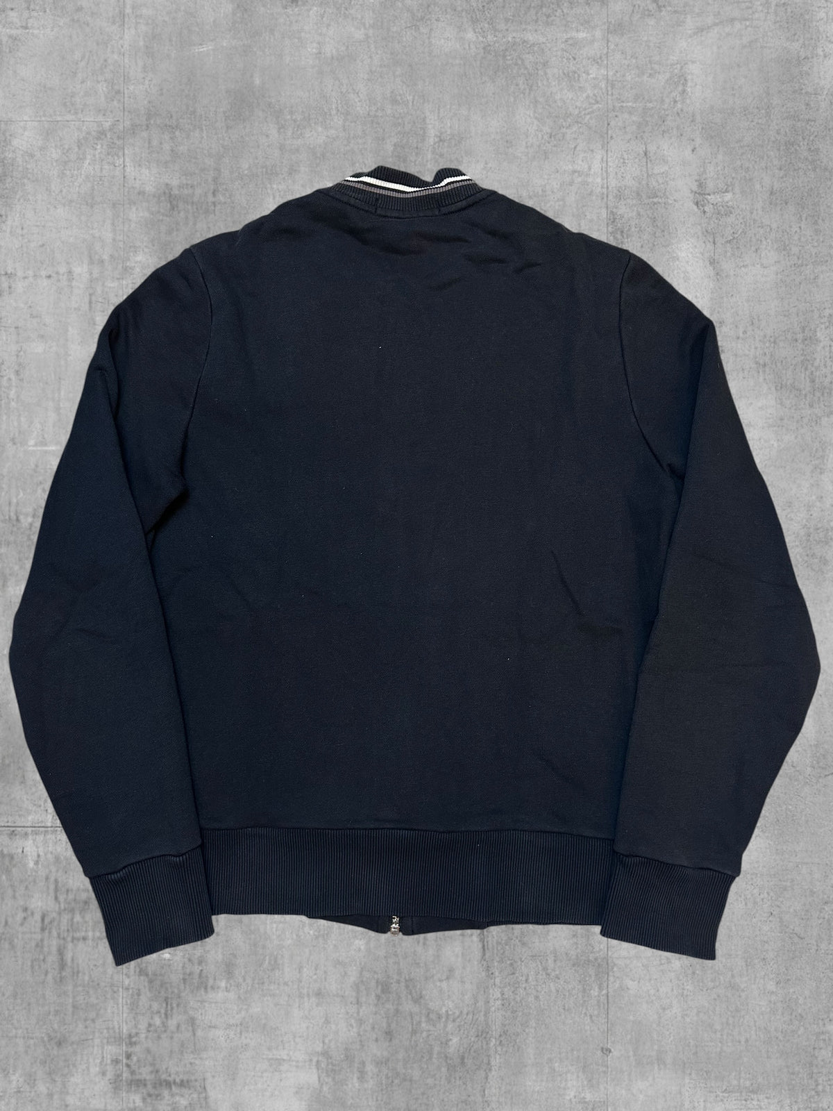 Fred Perry Sweatjacke Schwarz Weiß S
