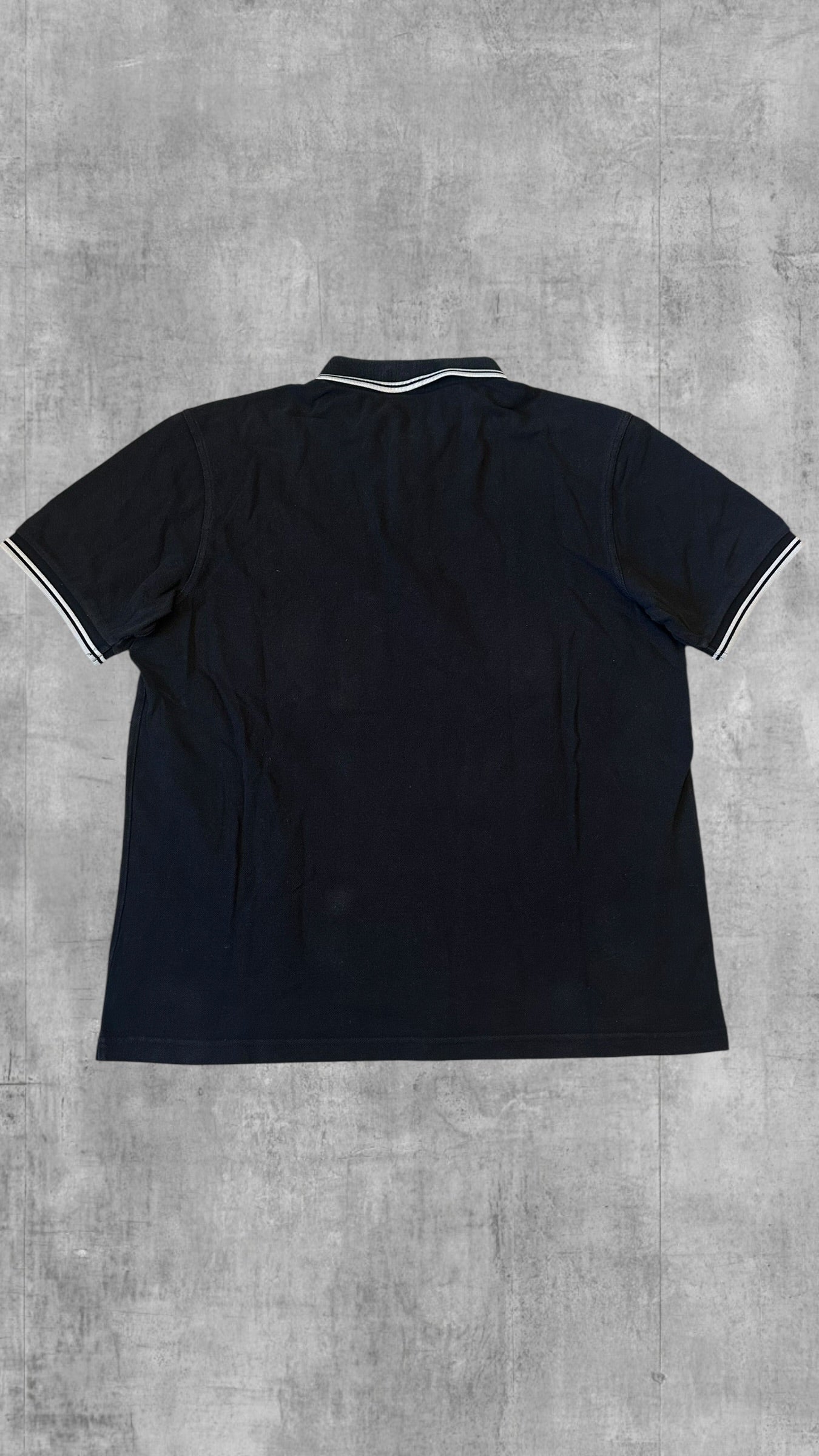 Fred Perry Polo Shirt Schwarz WeißL