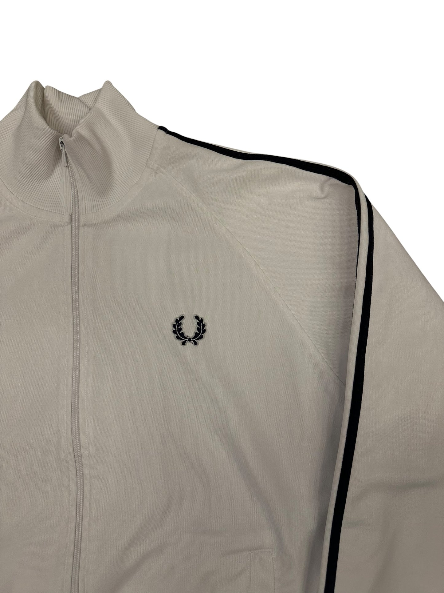 Fred Perry x Citroën Trainingsjacke Taped Weiß Schwarz L