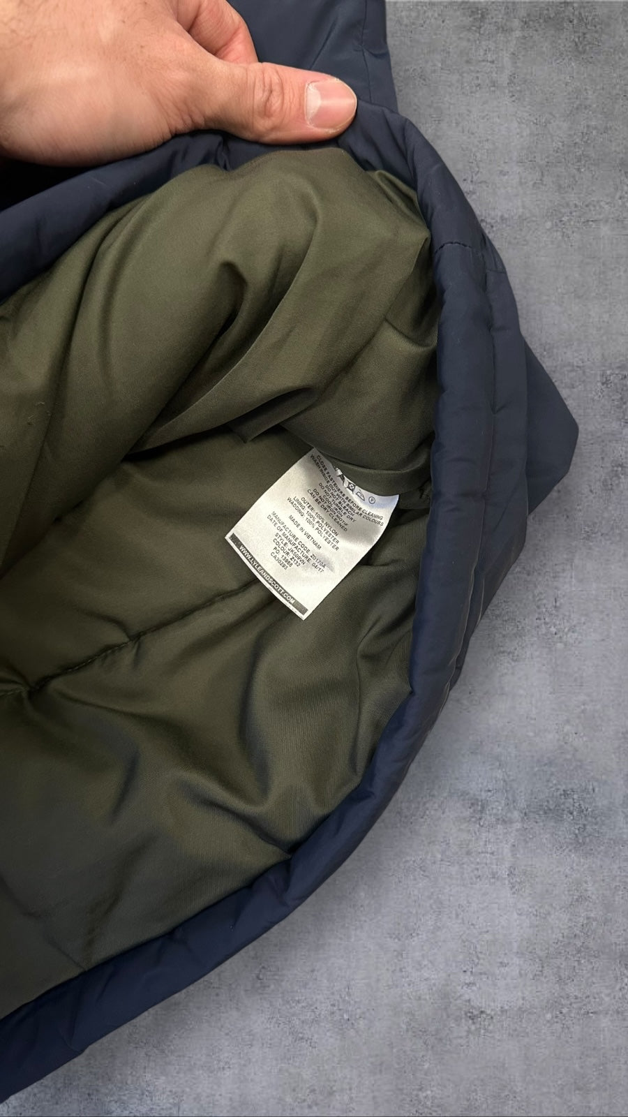 Lyle & Scott Pufferjacke Winterjacke Navy Blau L