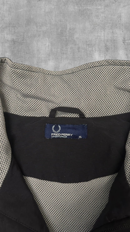 Fred Perry Regenjacke Windbreaker Schwarzblau XL