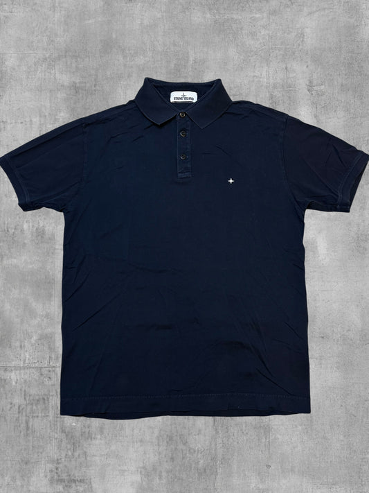 Stone Island Polo Shirt Schwarzblau L