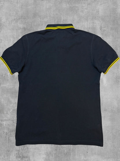Fred Perry Polo Shirt Schwarz Gelb S