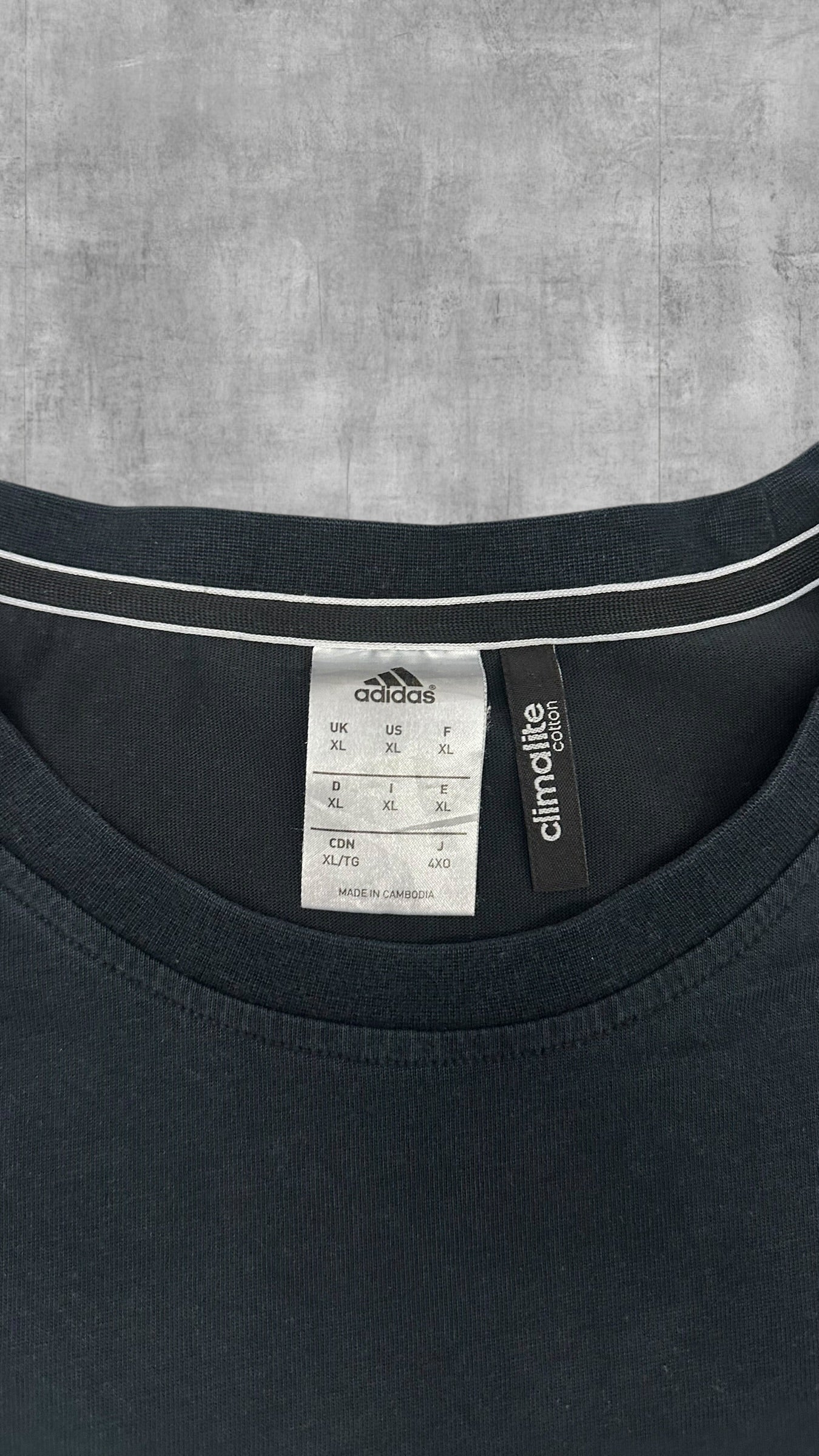Adidas T-shirt Schwarz XL