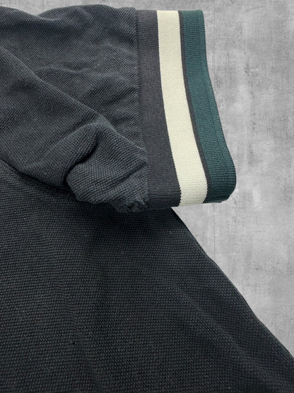 Fred Perry Polo Shirt Schwarz Dunkelgrün L