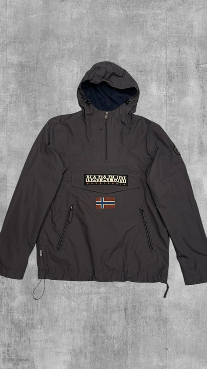 Napapijri Windbreaker Regenjacke Dunkelgrau M