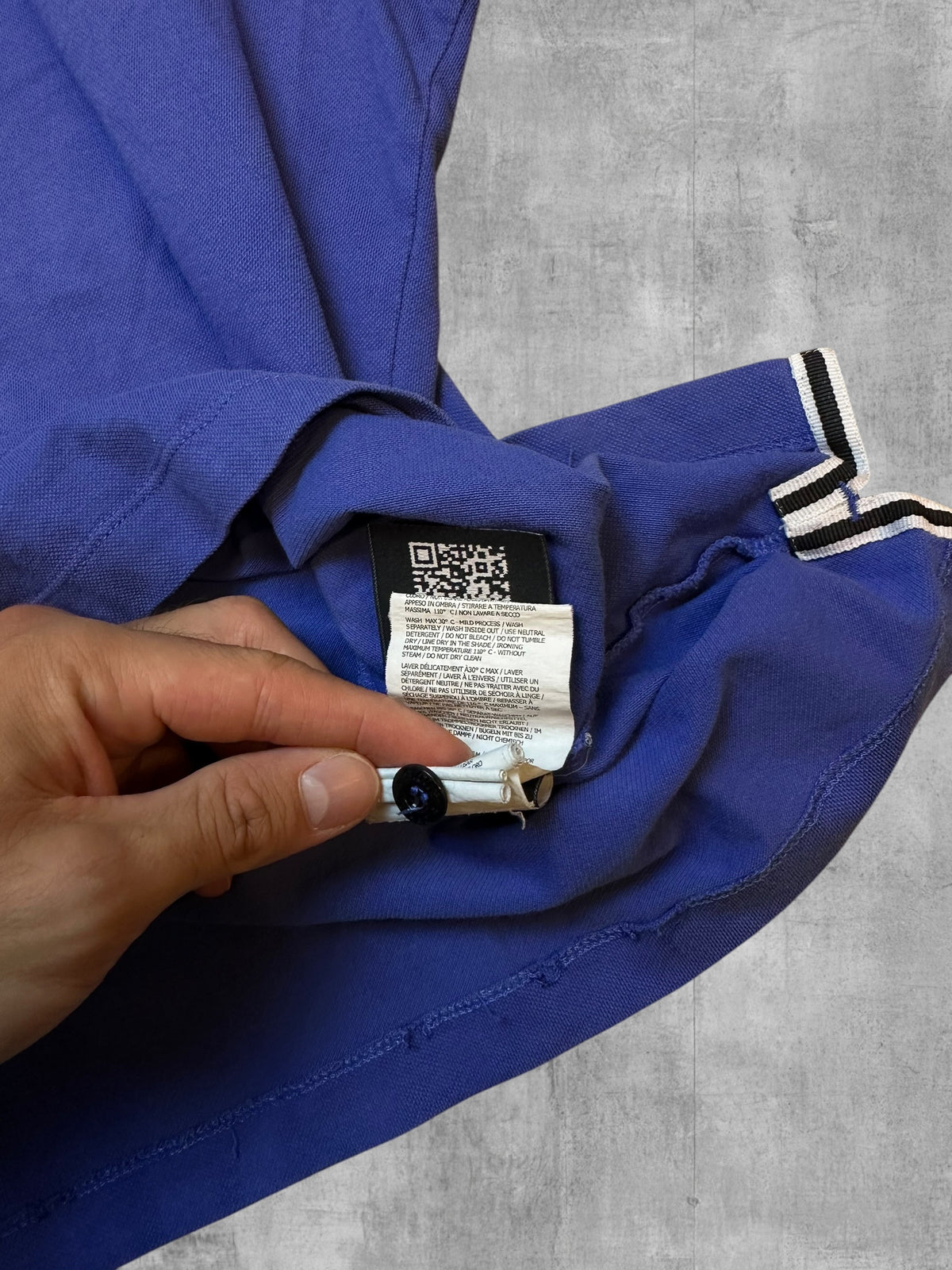 Stone Island Polo Shirt Blau M
