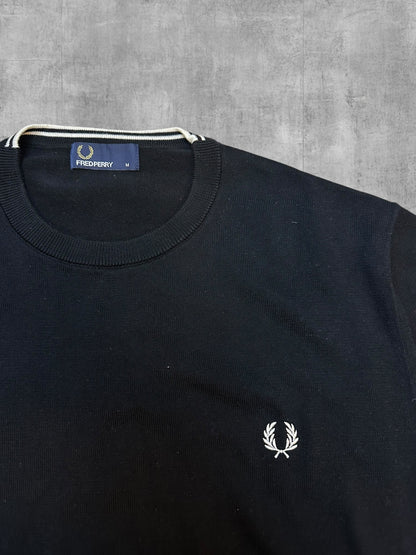 Fred Perry Sweatshirt Schwarz M