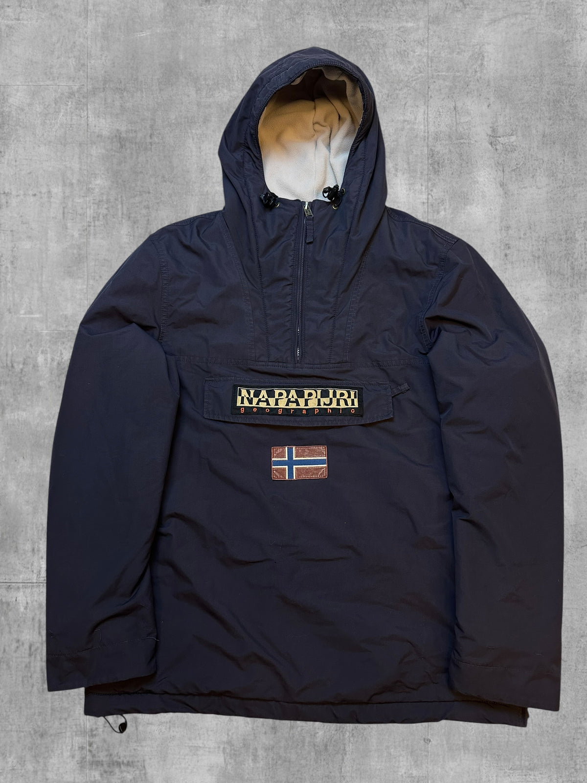 Napapijri Jacke Windbreaker gefüttert Schwarzblau L