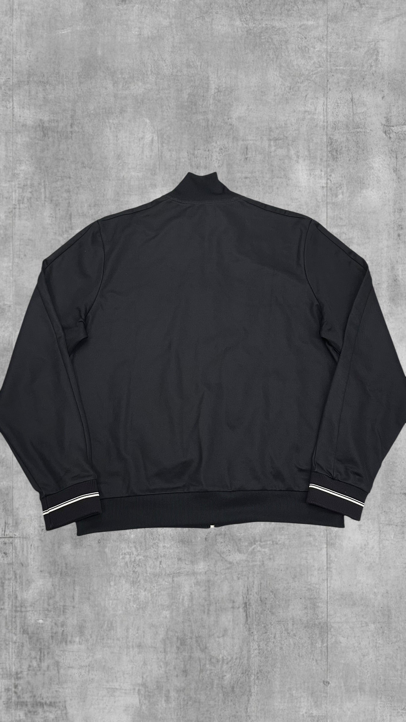 Fred Perry Trainingsjacke Zip Jacke Schwarz XL