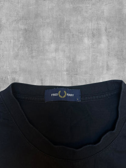 Fred Perry T-shirt Schwarz L