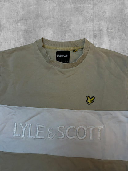 Lyle & Scott Sweatshirt Beige Weiß XS