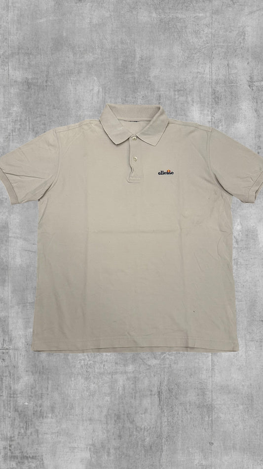 Ellesse Polo Shirt Creme Weiß M
