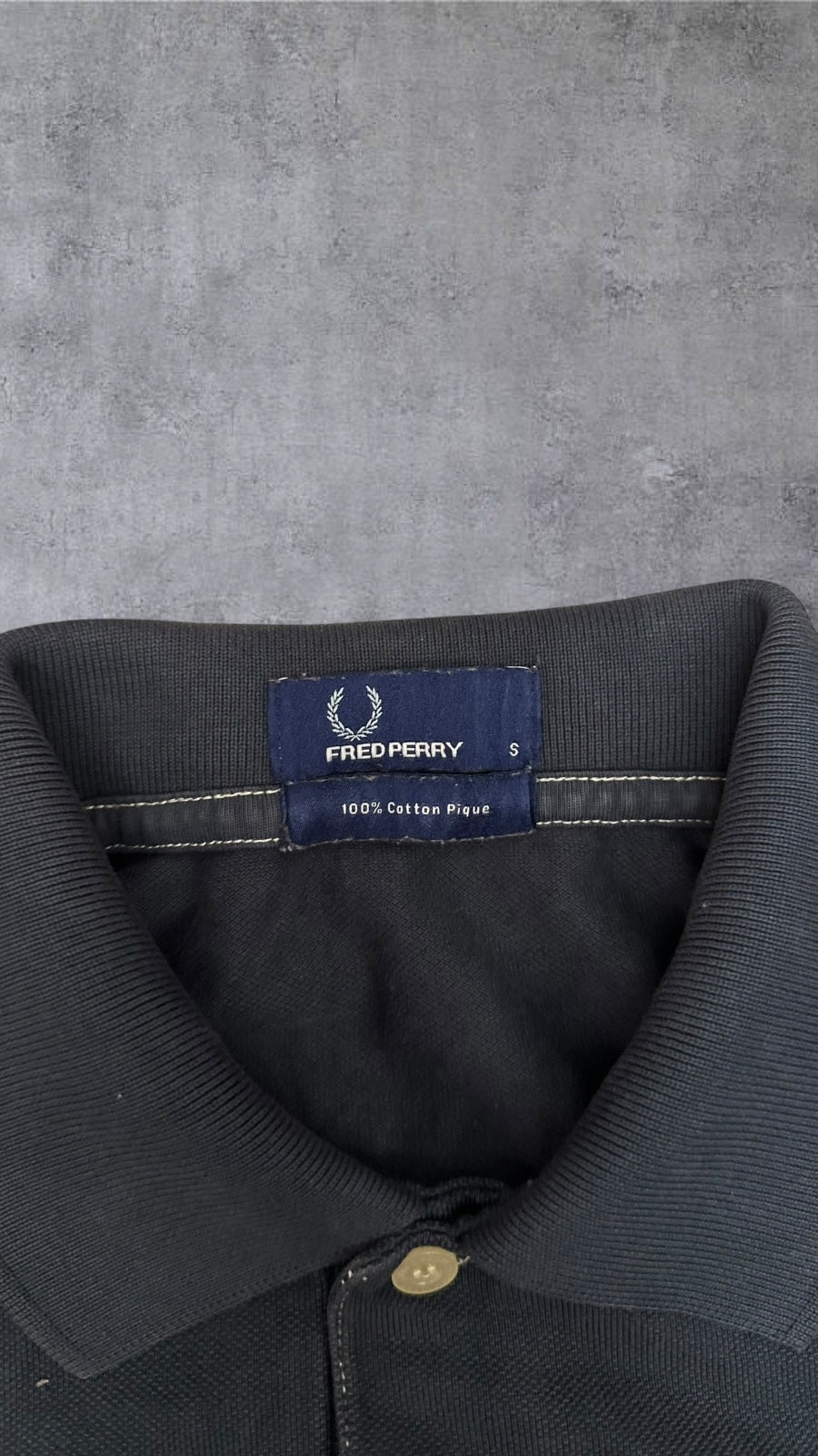 Fred Perry Polo Shirt Grau S