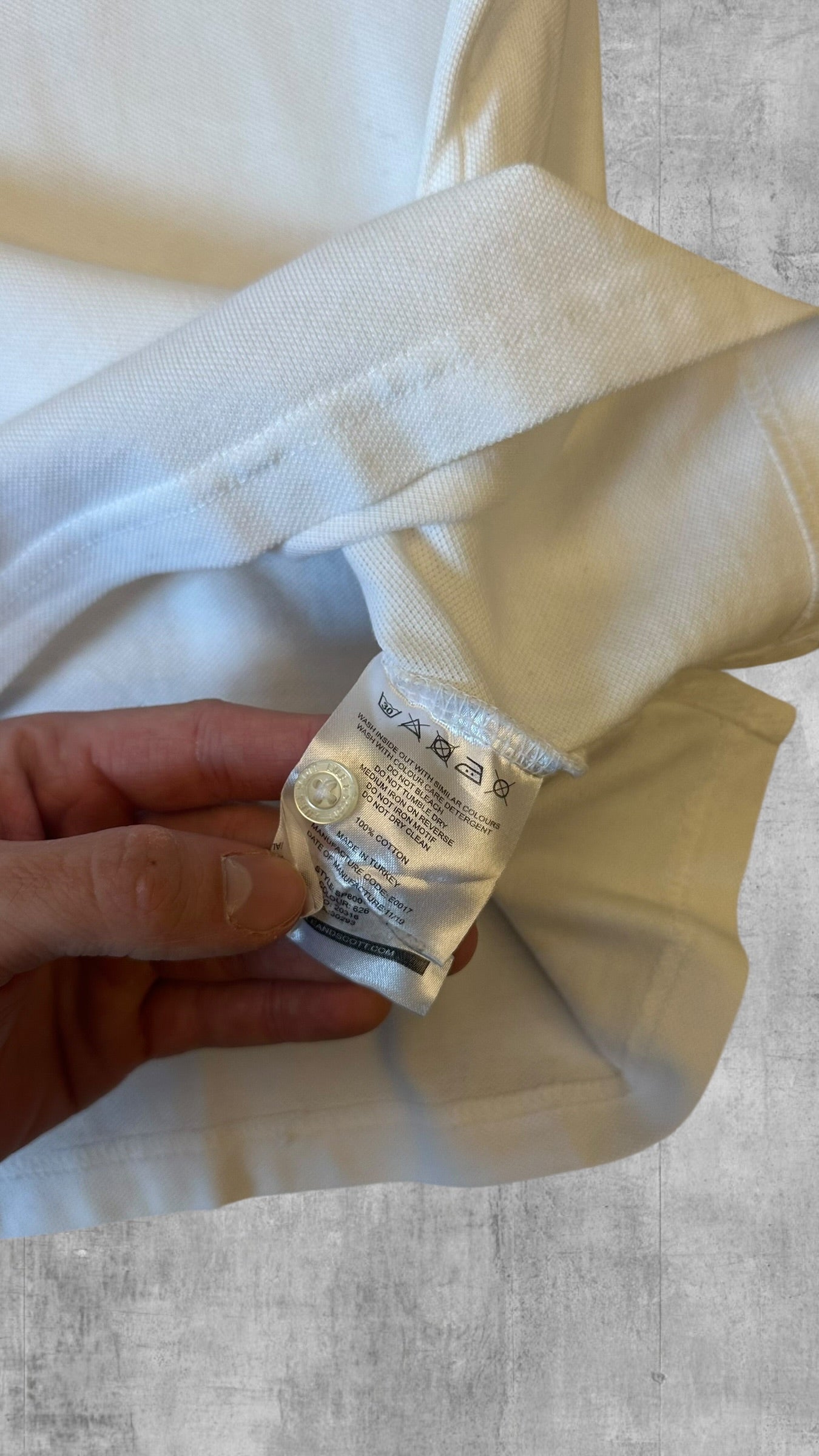 Lyle & Scott Polo Shirt Weiß XL