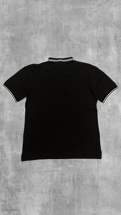 Stone Island Polo Shirt Schwarz Weiß M