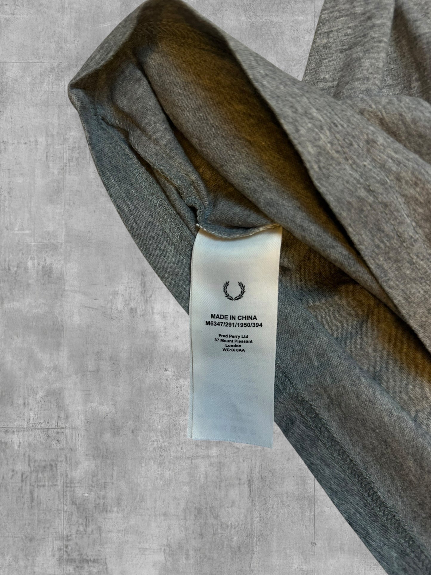 Fred Perry T-shirt taped Grau L