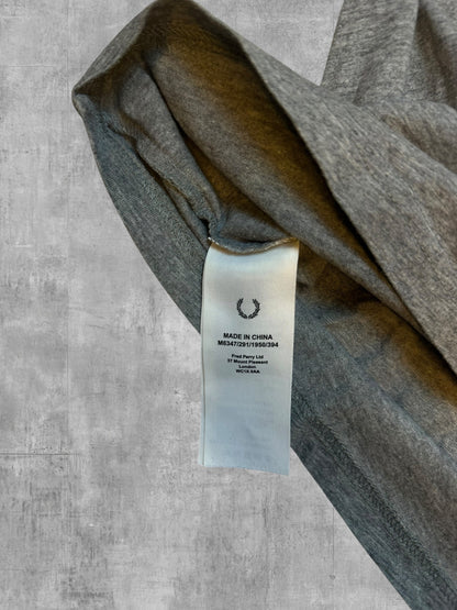 Fred Perry T-shirt taped Grau L