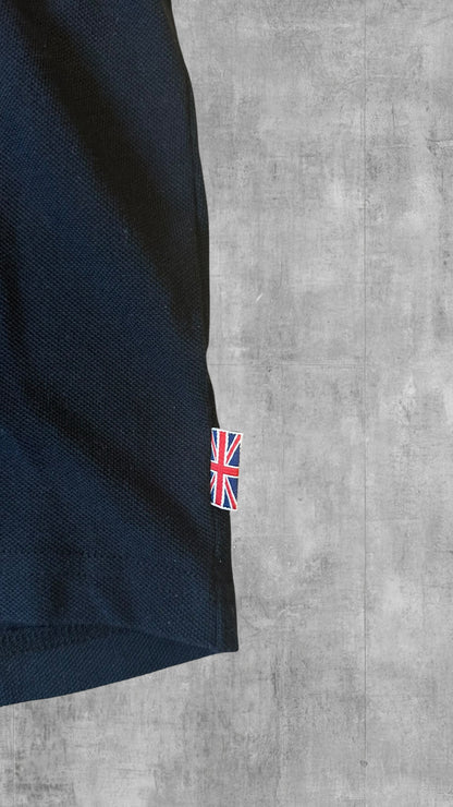 Lonsdale London Polo Shirt Schwarz Weiß Rot L Slim Fit
