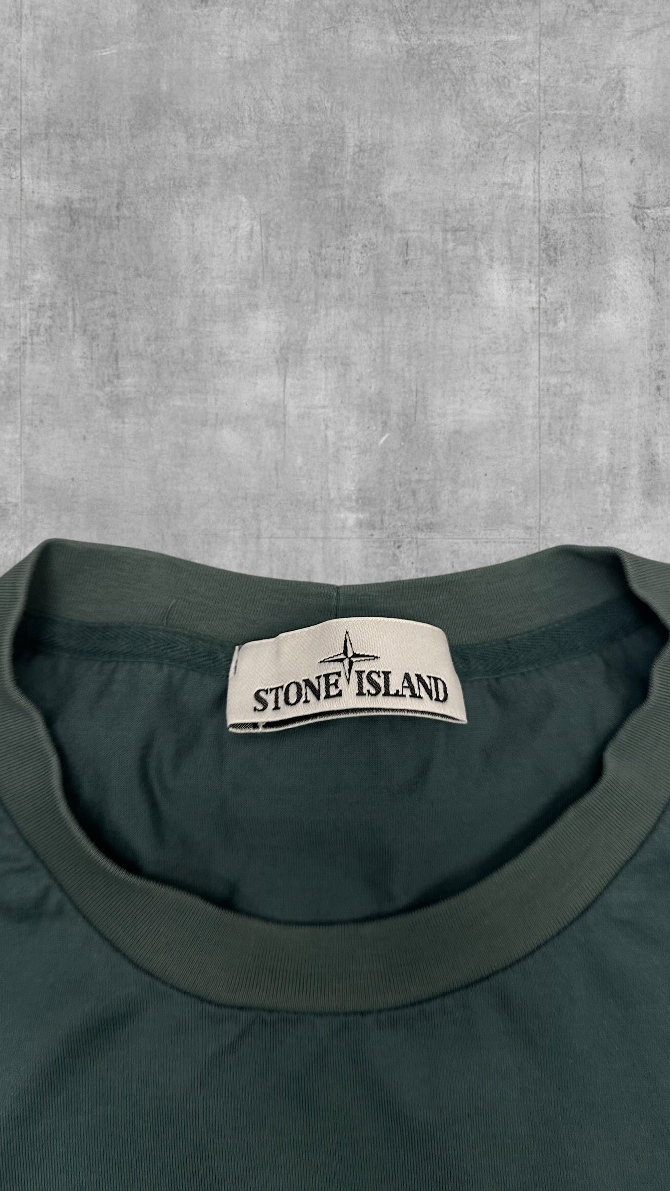Stone Island T-Shirt Dunkelgrün XXL