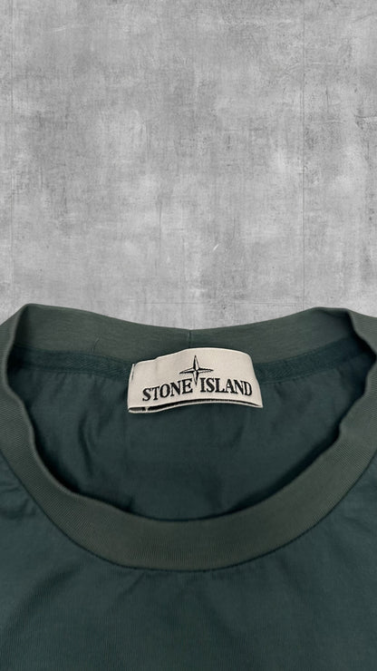 Stone Island T-Shirt Dunkelgrün XXL