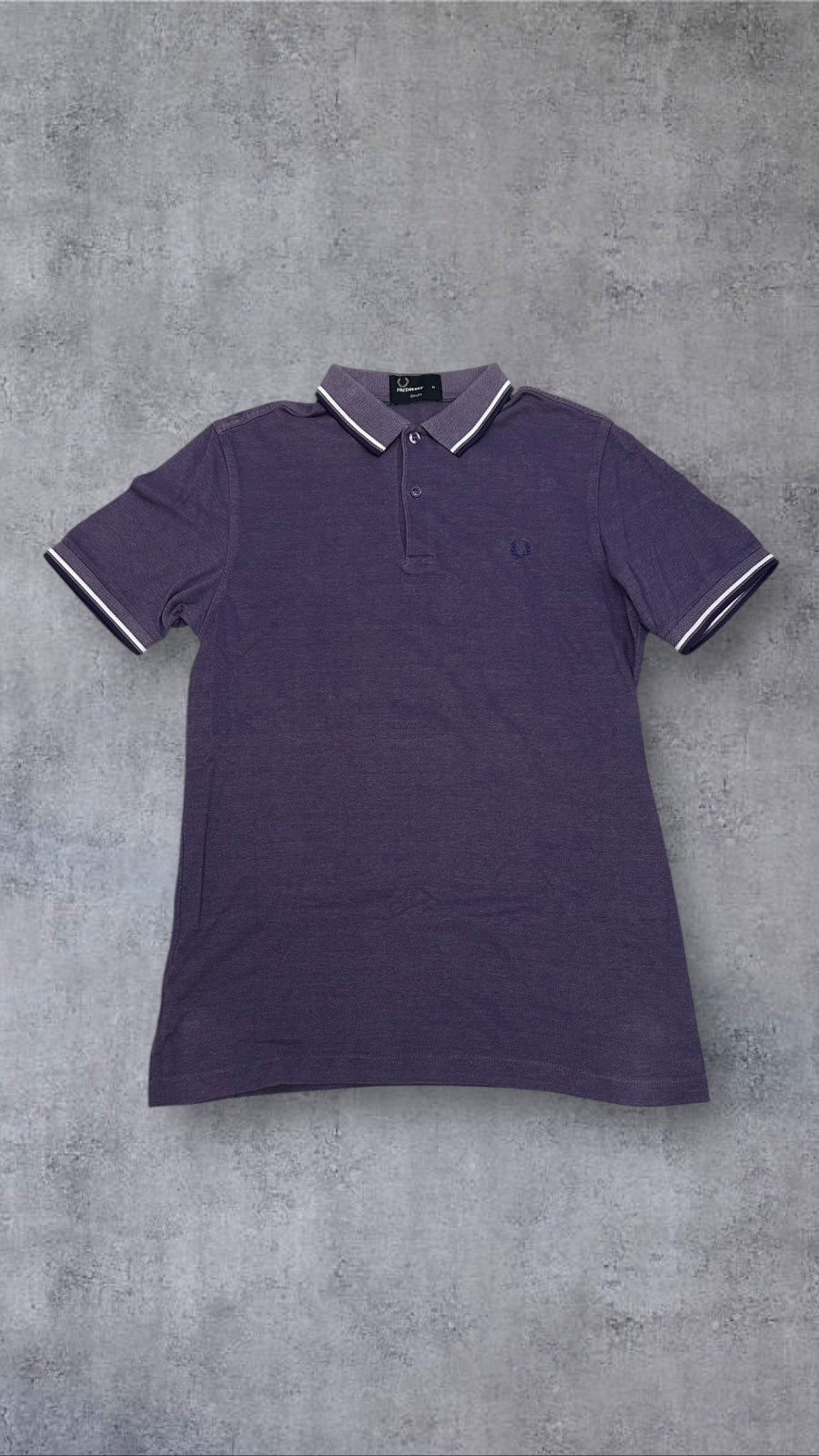 Fred Perry Polo Shirt Lila M Slim Fit