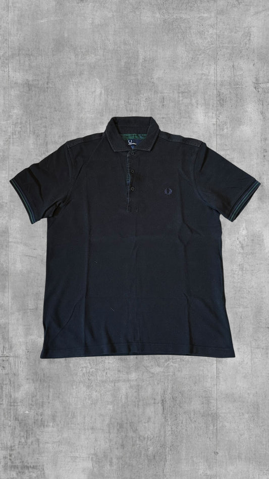 Fred Perry Polo Shirt Schwarz Navy Blau L