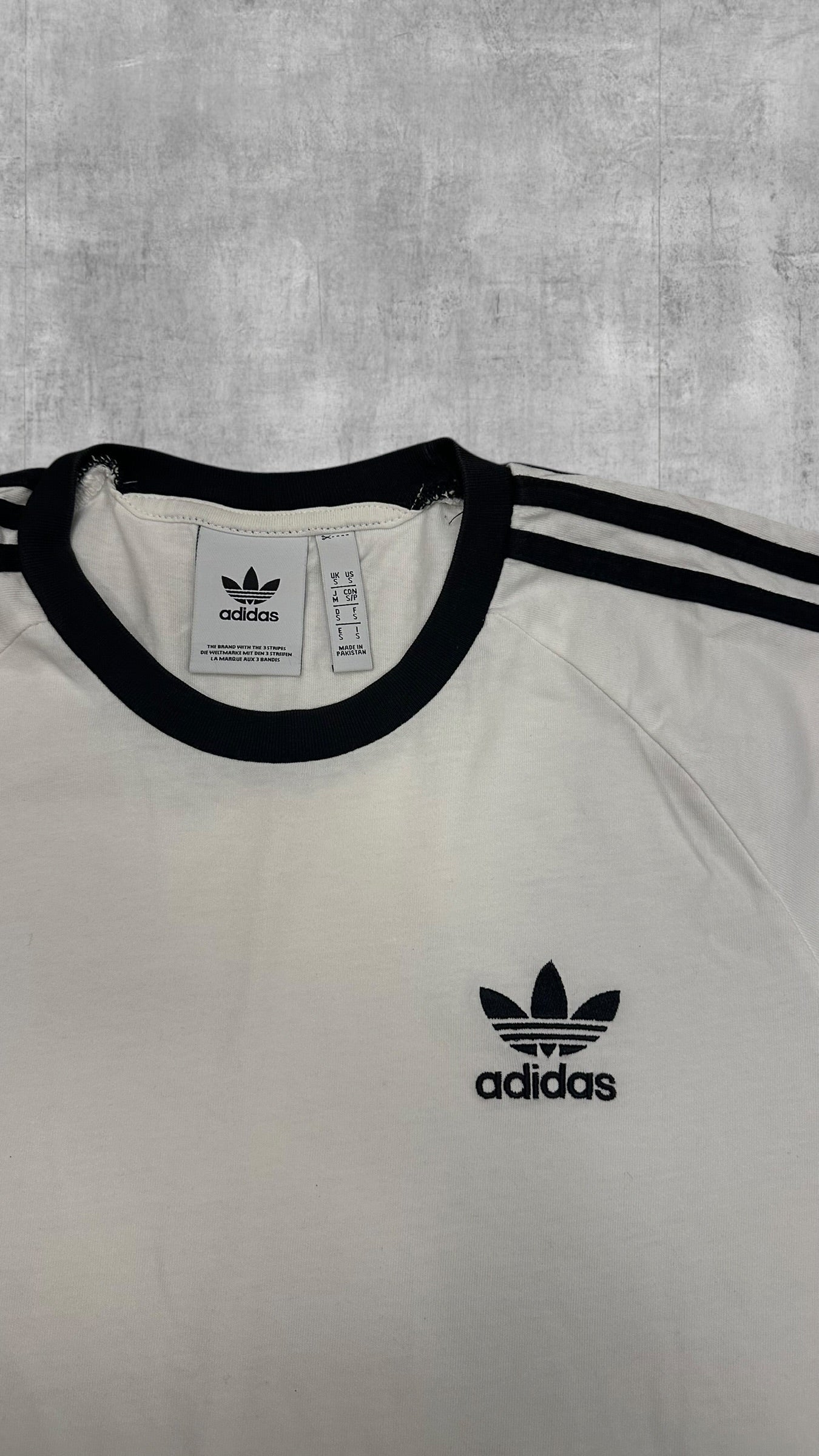 Adidas T-shirt Weiß Schwarz S