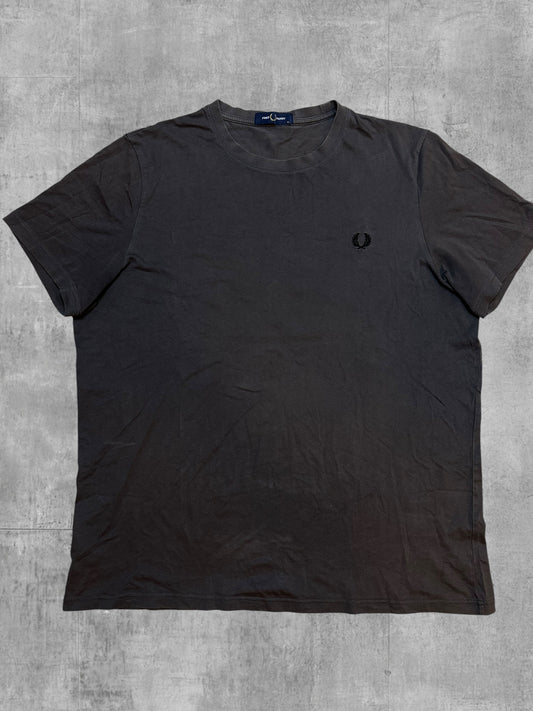 Fred Perry Backprint T-shirt Grau Schwarz XL