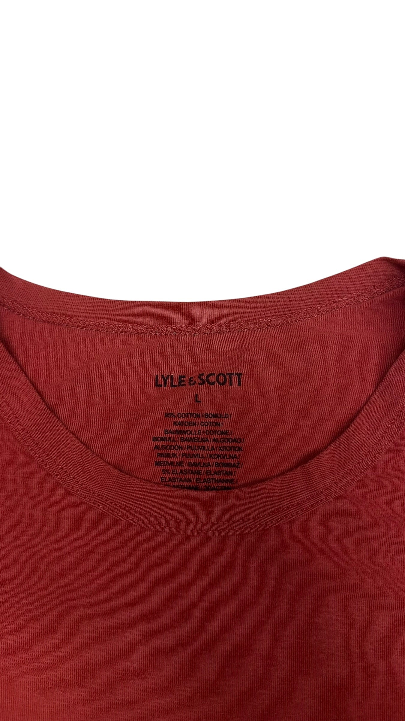 Lyle & Scott T-shirt Weinrot L