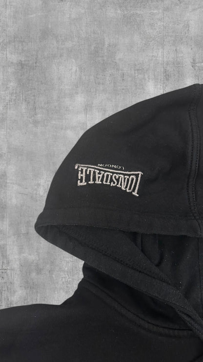 Lonsdale London Zip Hoodie Jacke Schwarz XL